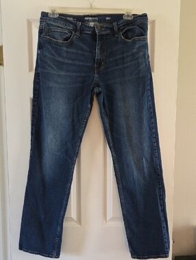 Goodfellow & Co Men’s 34x32 Dark Blue Straight Flex Jeans